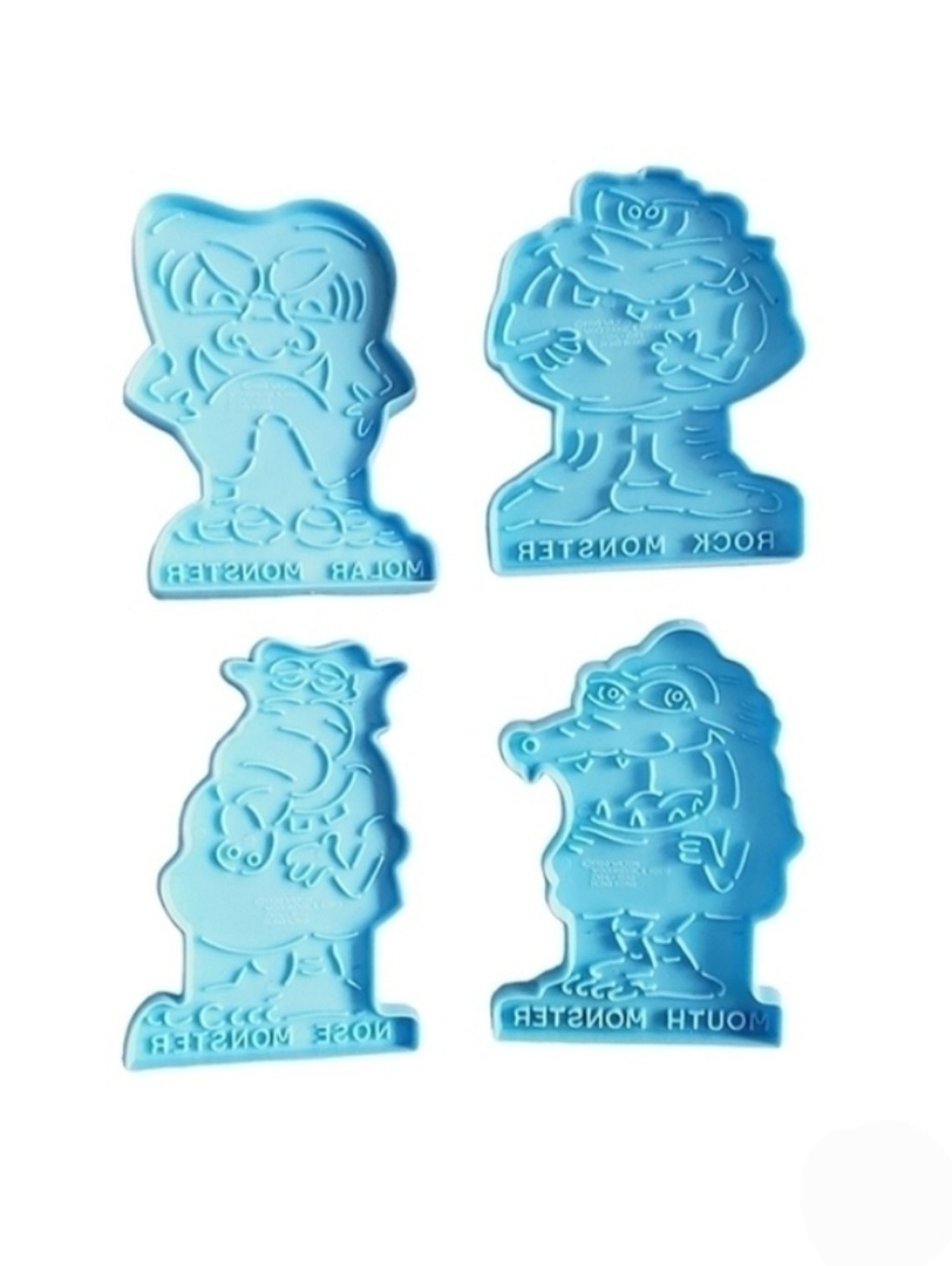 Wilton Monster Cookie Cutters Set of 4 Vintage 90s